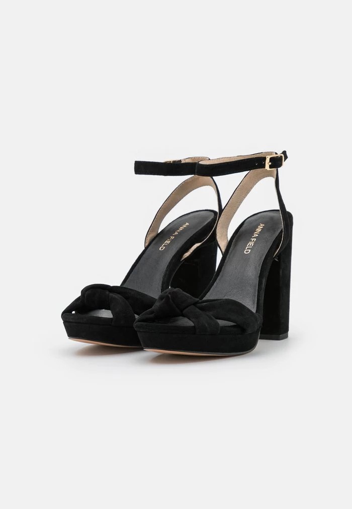 Sandale ANNA FIELD Anna Field Cuir Noir Femme | OYK-1306872